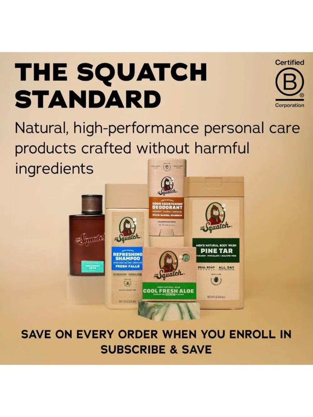 Natural Men's Bar Soap Set - Cold Process Body Soap with Essential Oils - Fresh